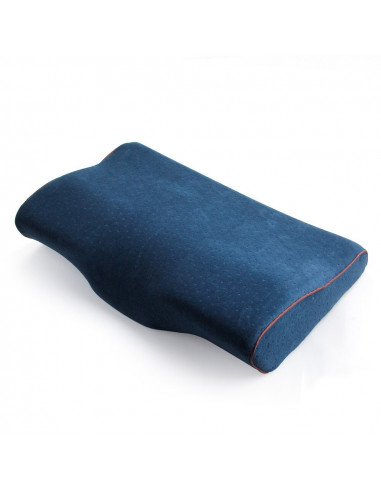 Memory foam pillow blue