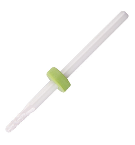 Nagų frezos antgalis XS Barrel Ball C 3/32" žalias
