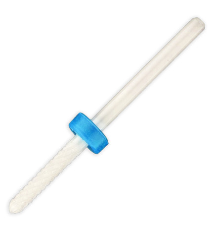 Nagų frezos antgalis Small Barrel Ball M 3/32" mėlynas