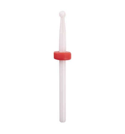 Nagų frezos antgalis Small Ball F 3/32" raudonas