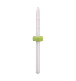Keraminis nagų frezos antgalis Small Flame C 3/32" žalias