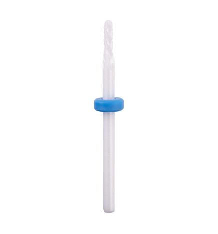 Keraminis nagų frezos antgalis Small Round M 3/32" mėlynas