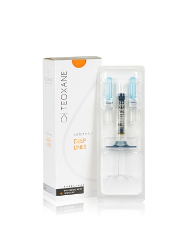 Teosyal® Deep Lines PureSense hyaluronic filler with lidocaine 2x1ml