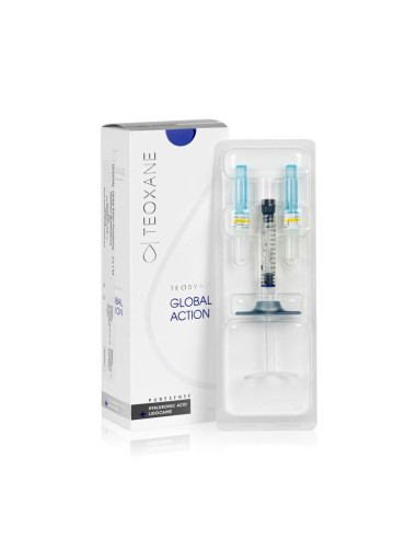 Teosyal® Global Action PureSense hialiurono užpildas su lidokainu 2x1ml