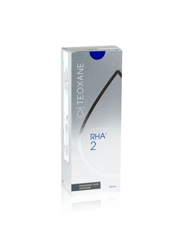 Teosyal® RHA 2 hyaluronic filler with lidocaine 2x1ml