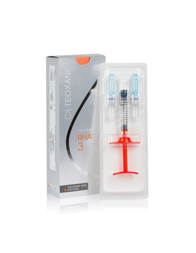 Teosyal® RHA 3 hialiurono užpildas su lidokainu 2x1ml