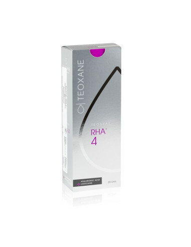 Teosyal® RHA 4 hyaluronic filler with lidocaine 2x1,2ml