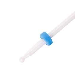 Keraminis nagų frezos antgalis burbuliukas Small Ball M 3/32" D0303T mėlynas