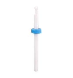 Keraminis nagų frezos antgalis burbuliukas Small Ball M 3/32" D0303T mėlynas