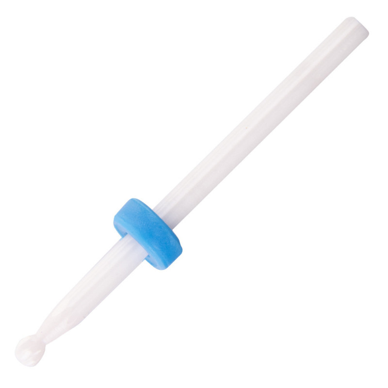 Keraminis nagų frezos antgalis burbuliukas Small Ball M 3/32" D0303T mėlynas