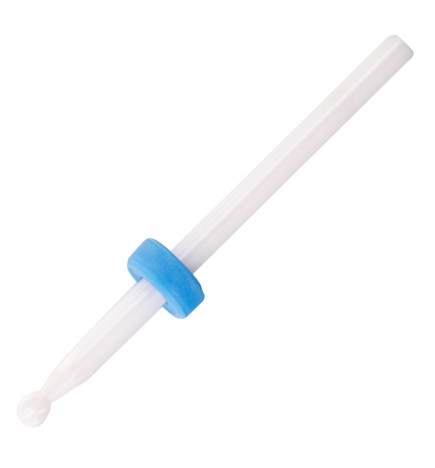 Keraminis nagų frezos antgalis burbuliukas Small Ball M 3/32" D0303T mėlynas