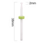Keraminis nagų frezos antgalis Small Ball C 3/32" žalias