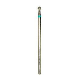 Deimantinis nagų frezos antgalis mini burbuliukas žalias 2.5mm