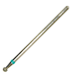 Deimantinis nagų frezos antgalis mini burbuliukas žalias 2.5mm