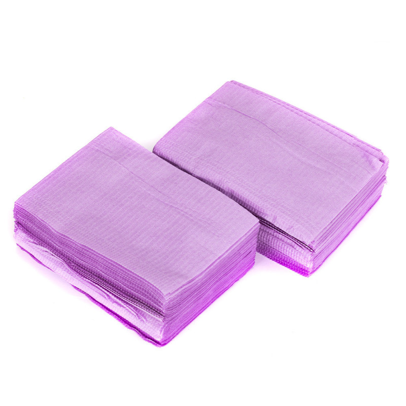 Violetinės servetėlės su folija Aseo Med 50vnt.