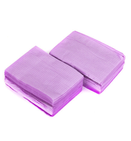 Violetinės servetėlės su folija Aseo Med 50vnt.