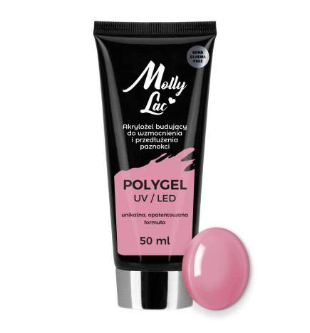 Poligelis nagams french pink 50ml Nr 06
