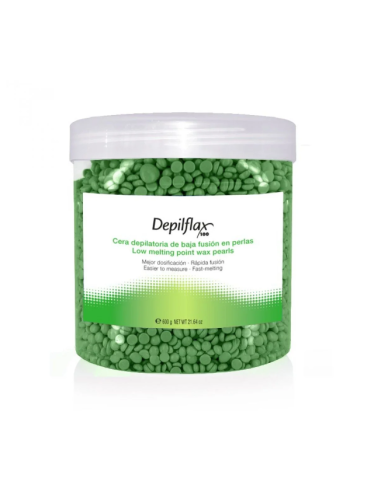 Wax in granules DEPILFLAX 100 600g green