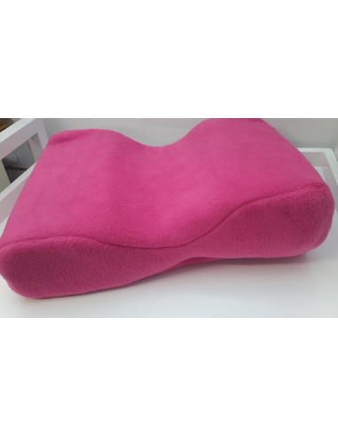 Memory foam pillow for eyelash extension dark pink 35X25X8