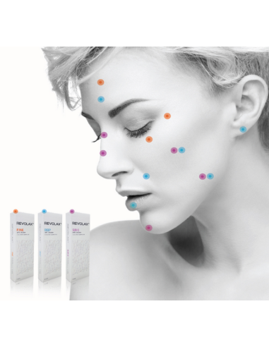 REVOLAX Deep Hialurono rūgšties užpildas su Lidokainu 1.1ml