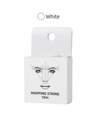 Eyebrow Mapping string Pre-Inked White, 10 m.