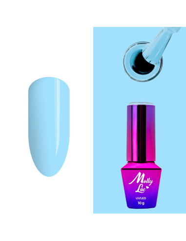 Hybrid nail polish MollyLac - Cocktails & Drinks Cuba Libre 10g Nr 12