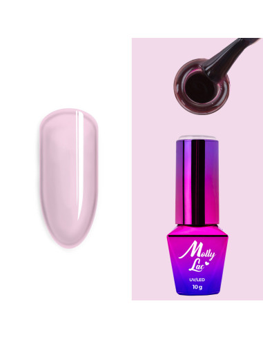 Hybrid nail polish MollyLac Yes i do elegant blush 10g Nr 26