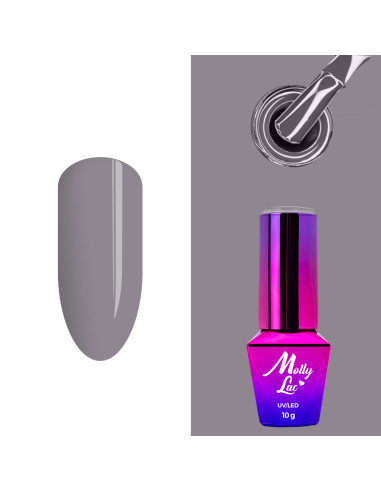 Hybrid nail polish MollyLac Sensual Karen 10g Nr 205