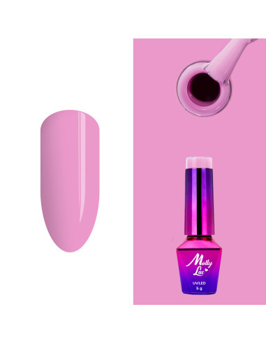 Hybrid nail polish MollyLac Yoghurt Marshmallow 5g Nr 121