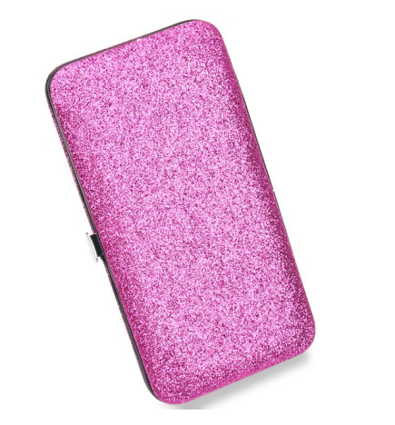 Pincetų dėklas 6 pincetams violetinis