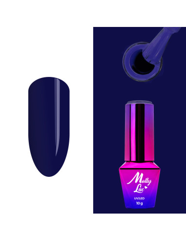 Hybrid nail polish MollyLac Inspired by you Secret 10g Nr 57