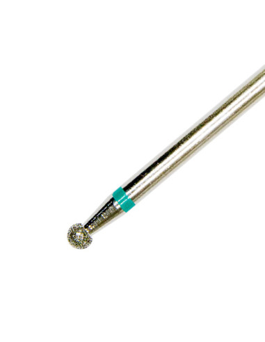 Diamond nail drill bit small bubble 2.5mm green