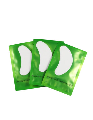 Eyepads for eyelash extensions in green bag 1 pair