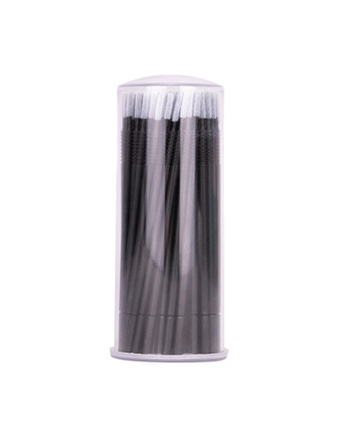 Microbrushes in tube 100pcs black