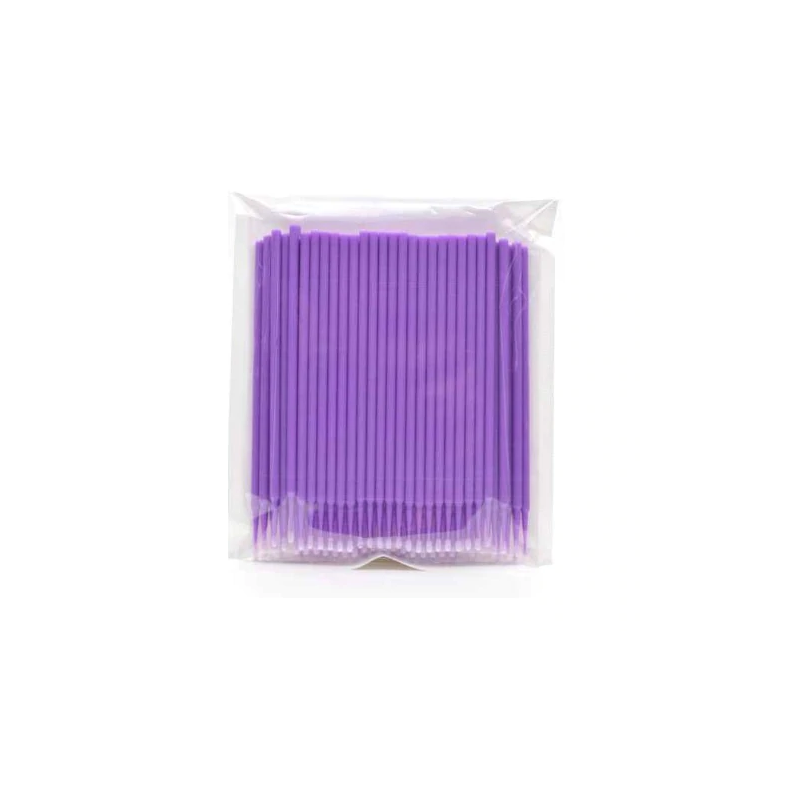 Mikrošepetėliai maišelyje 2mm 100vnt violetiniai