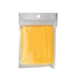 Mikrošepetėliai maišelyje 2.5mm 100vnt geltoni