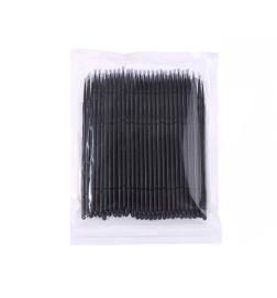 Mikrošepetėliai maišelyje 2.5mm 100vnt juodi
