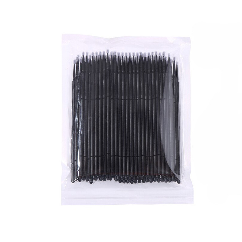 Mikrošepetėliai maišelyje 2.5mm 100vnt juodi