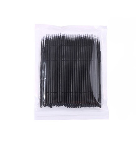 Mikrošepetėliai maišelyje 2.5mm 100vnt juodi