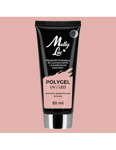 Poligelis nagams Mollylac nude 50ml Nr 05