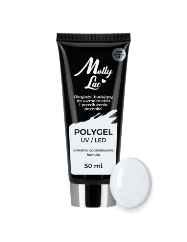 Polygel for nails Mollylac natural 50ml Nr 03