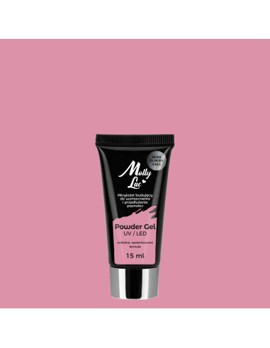 Polygel for nails Mollylac french pink 15ml Nr 06