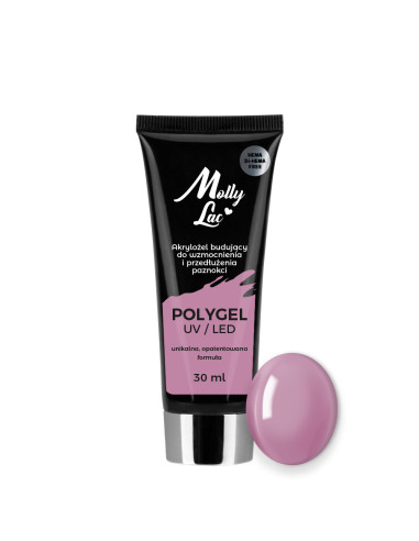 Polygel for nails Mollylac bean paste 30ml Nr 20