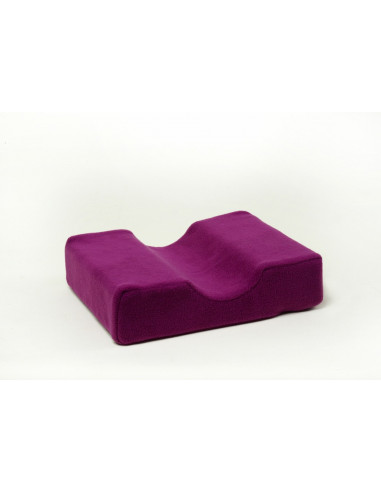 Memory foam pillow - dark pink (35x25x8)