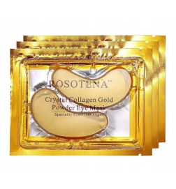 Paakių padeliai - kaukės su kolagenu Crystal gold 50vnt.