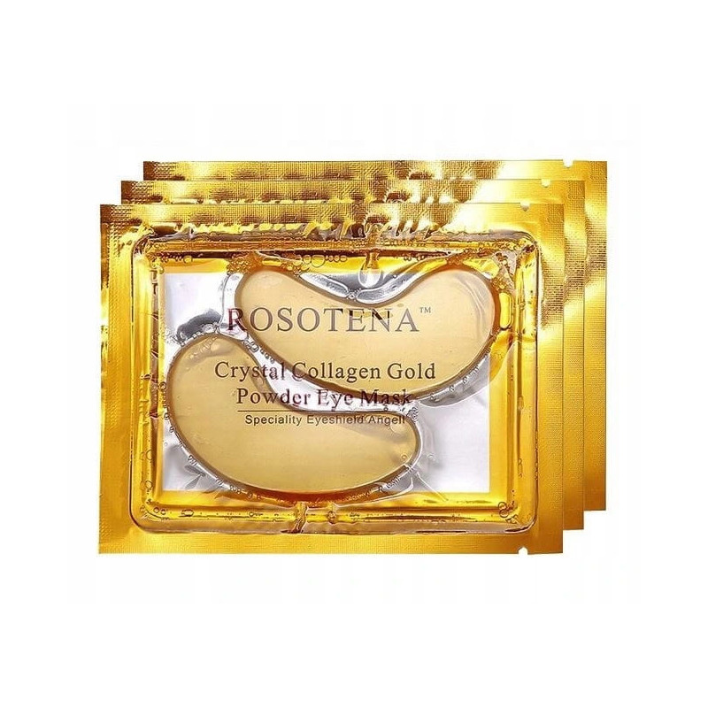 Paakių padeliai - kaukės su kolagenu Crystal gold 50vnt.