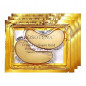 Paakių padeliai - kaukės su kolagenu Crystal gold 50vnt.