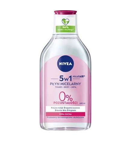 Micelinis vanduo Nivea MicellAir 400ml sausai odai