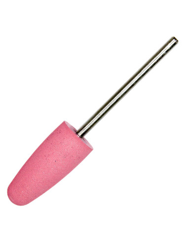 Rubber nail drill bit with metal handle