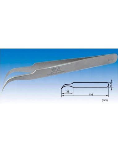 Vetus ST-15 tweezer for eyelash extensions